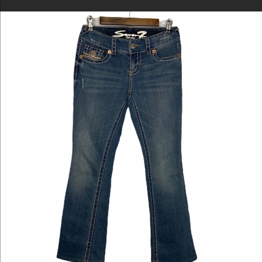 Seven7 Boot Cut Denim Jeans Size: 29